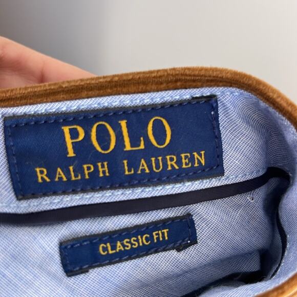 Polo Ralph Lauren Classic Fit wide tooth corduroy straight leg flat front pants - Picture 6 of 7